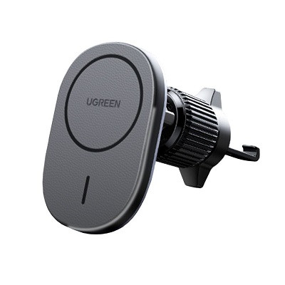 Автомобильный держатель с беспроводной зарядкой Ugreen CD345-15120 магнитный для IPhone 15w черный - фото 2 - id-p225399325