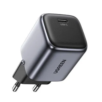 Сетевое зарядное устройство Ugreen CD319-90666, Nexode Mini GaN, 1*USB-C 30W серый - фото 1 - id-p225399339