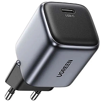 Сетевое зарядное устройство Ugreen CD318-90664, Nexode 20W USB-C PD GaN Fast Charger серый