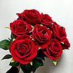 Роза полураскрытая 72 см, красный, фото 6