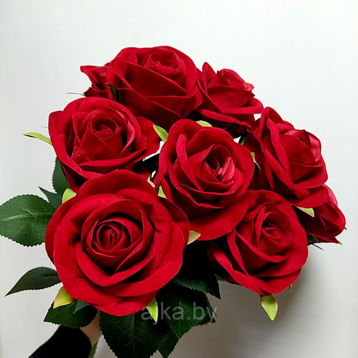 Роза полураскрытая 72 см, красный - фото 6 - id-p225399425