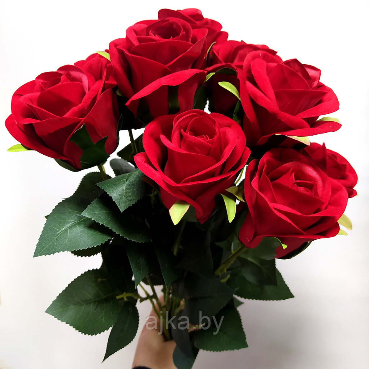 Роза полураскрытая 72 см, красный - фото 8 - id-p225399425