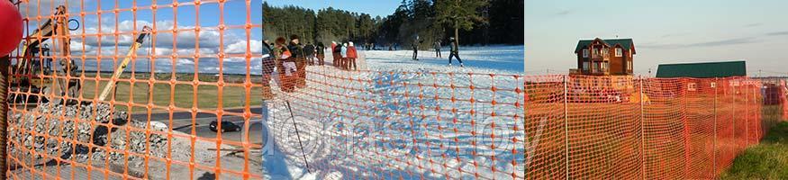 Сетка оградительная пластиковая А-95/1/20 ячейка 45*95, 1х20м - фото 9 - id-p95004318