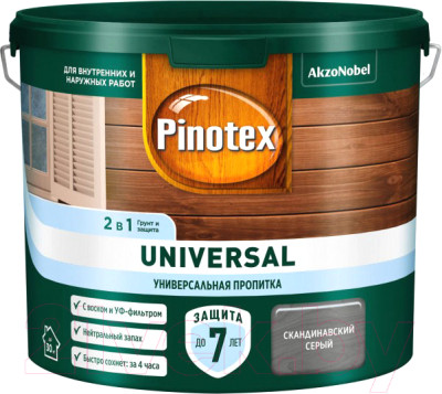 Пропитка для дерева Pinotex Universal 2в1 - фото 1 - id-p225399631