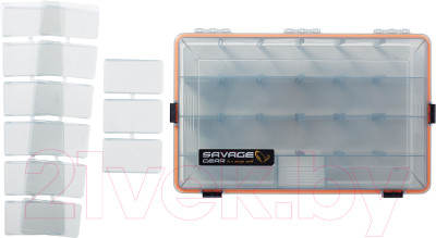 Коробка рыболовная Savage Gear WP Lurebox 6B Smoke / 74226 - фото 1 - id-p225399471