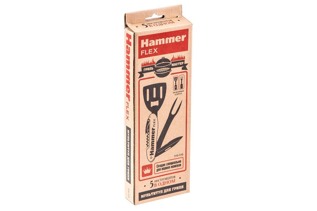 Мультитул для гриля 5 приборов Hammer Flex 310-310 - фото 10 - id-p225400629