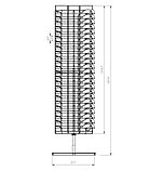 Стойка для очков вращающаяся напольная на 144 шт., фото 2