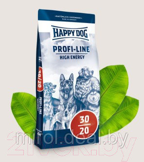 Сухой корм для собак Happy Dog Profi-Line High Energy 30/20 - фото 2 - id-p225401122