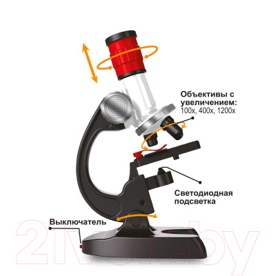 Микроскоп оптический Bondibon Французские опыты. Науки с Буки / ВВ5654 - фото 6 - id-p224597920