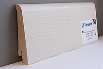 Плинтус деревянный шпонированный Tarkett ART 80x20x2400 WHITE PEARL /БЕЛАЯ ЖЕМЧУЖИНА