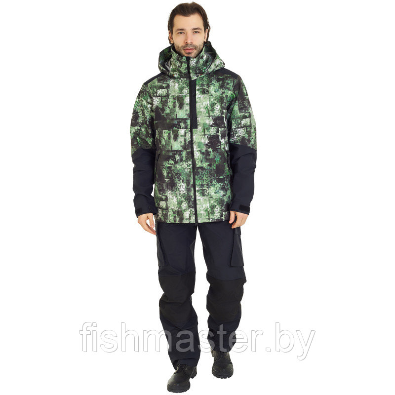 Куртка FHM Guard V2 цвет Принт хаки/чёрный мембрана 20 000\10 000 - фото 4 - id-p225407624