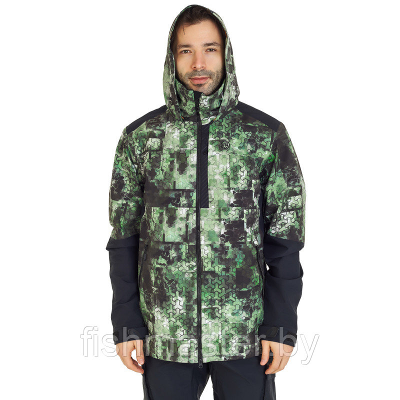 Куртка FHM Guard V2 цвет Принт хаки/чёрный мембрана 20 000\10 000 - фото 5 - id-p225407624