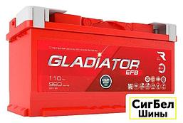 Автомобильный аккумулятор Gladiator EFB R+ (110 А·ч)