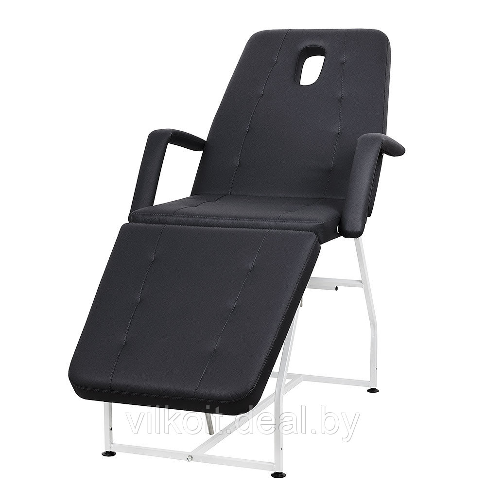 Комфорт кресло косметологическое для клиента, черное. На заказ - фото 1 - id-p225407670