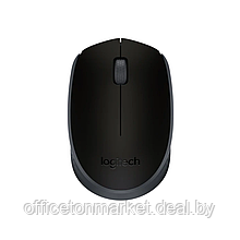 Мышь Logitech "Mouse M171", беспроводная, 1000 dpi, 3 кнопки, серый