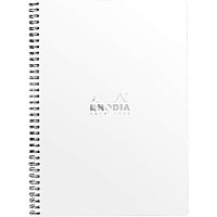 Блокнот "Rhodia", А4+, 160 страниц, в линейку, белый