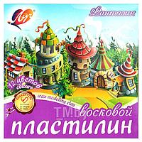 Пластилин 12цв. восковой "Фантазия" 180г со стеком Луч