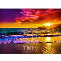 Алмазная живопись 50*65см - Пляж на закате Darvish DV-11880-30