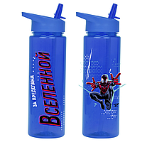 Бутылка для воды "Speedy. Человек-паук", 700 мл, прозрачный, синий