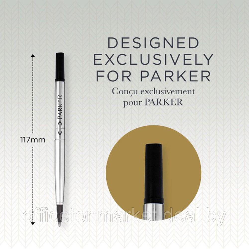 Стержень-роллер "Parker", M, 0.7 мм, 117 мм, черный - фото 4 - id-p225408154