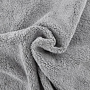 Edgeless Towel - Универсальная микрофибра без оверлока | Shine Systems | Серая, 40х40см, 400гр/м2, фото 4