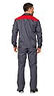 Костюм рабочий мужской Спец (цвет серый с красным), фото 3