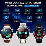 Умные смарт часы Smart Watch X6 Max 2 ремешка + браслет . Цвет : серый, черный, фото 7
