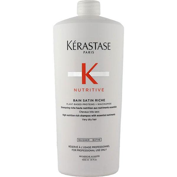 Шампунь Керастаз Нутритив для плотных сухих и чувствительных волос 1000ml - Kerastase Nutritive Bain Satin - фото 2 - id-p225408957