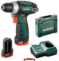 Аккумуляторная дрель-шуруповерт Metabo PowerMaxx BS (600984500) 2 акк. 12 В, 2Ah, кейс mini