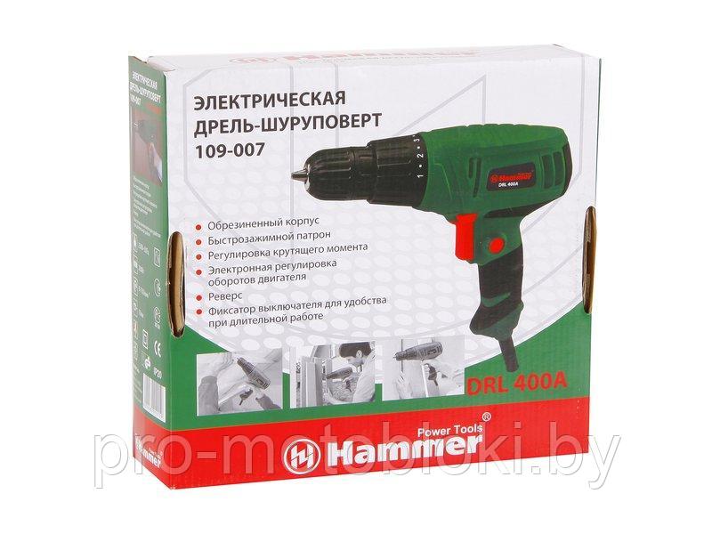 Шуруповерт сетевой Hammer Flex DRL400A - фото 5 - id-p225409408