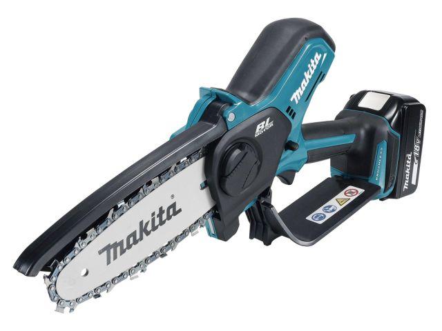 Аккум. пила цепная MAKITA DUC150SF шина 15 см (6"), 0.325", 1.1 мм (18.0 В1 акк.3.0 А/ч Li-Ion зар.)