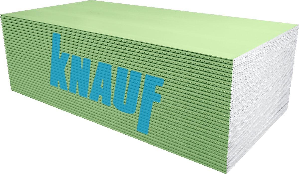 KNAUF Потолочный влагостойкий 1,2*2,5м 9,5мм 1 лист - 3м² - фото 2 - id-p170959184