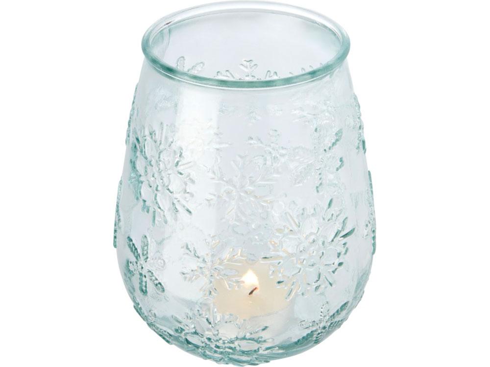 Подставка для чайной свечи Faro из переработанного стекла, прозрачный - фото 4 - id-p225410735