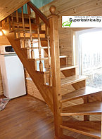 Лестница в деревянном доме ВК-001