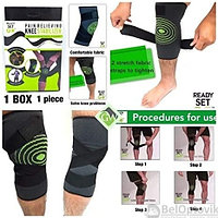 Компрессионный бандаж для коленного сустава Pain Relieving Knee Stabilizer неопреновый Размер L