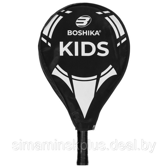 Ракетка для большого тенниса детская BOSHIKA KIDS, алюминий, 17'', цвет розовый - фото 6 - id-p225411567