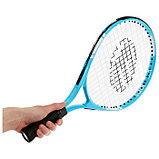Ракетка для большого тенниса детская BOSHIKA KIDS, алюминий, 17'', цвет голубой, фото 3