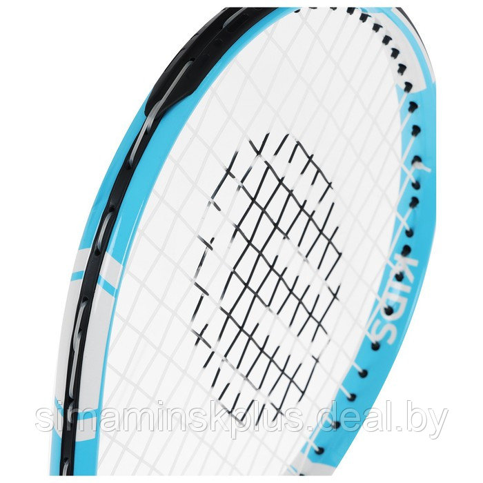 Ракетка для большого тенниса детская BOSHIKA KIDS, алюминий, 17'', цвет голубой - фото 5 - id-p225411568