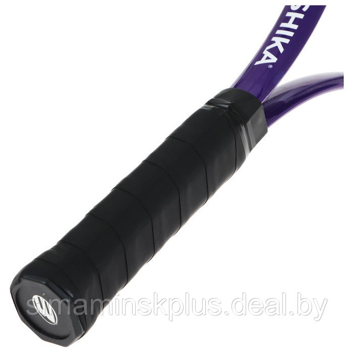Ракетка для большого тенниса детская BOSHIKA JUNIOR, алюминий, 23'', цвет фиолетовый - фото 4 - id-p225411569