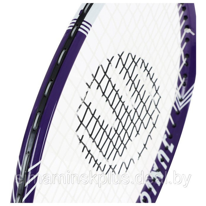 Ракетка для большого тенниса детская BOSHIKA JUNIOR, алюминий, 23'', цвет фиолетовый - фото 5 - id-p225411569