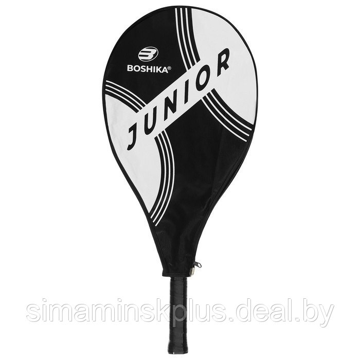 Ракетка для большого тенниса детская BOSHIKA JUNIOR, алюминий, 23'', цвет красный - фото 6 - id-p225411570