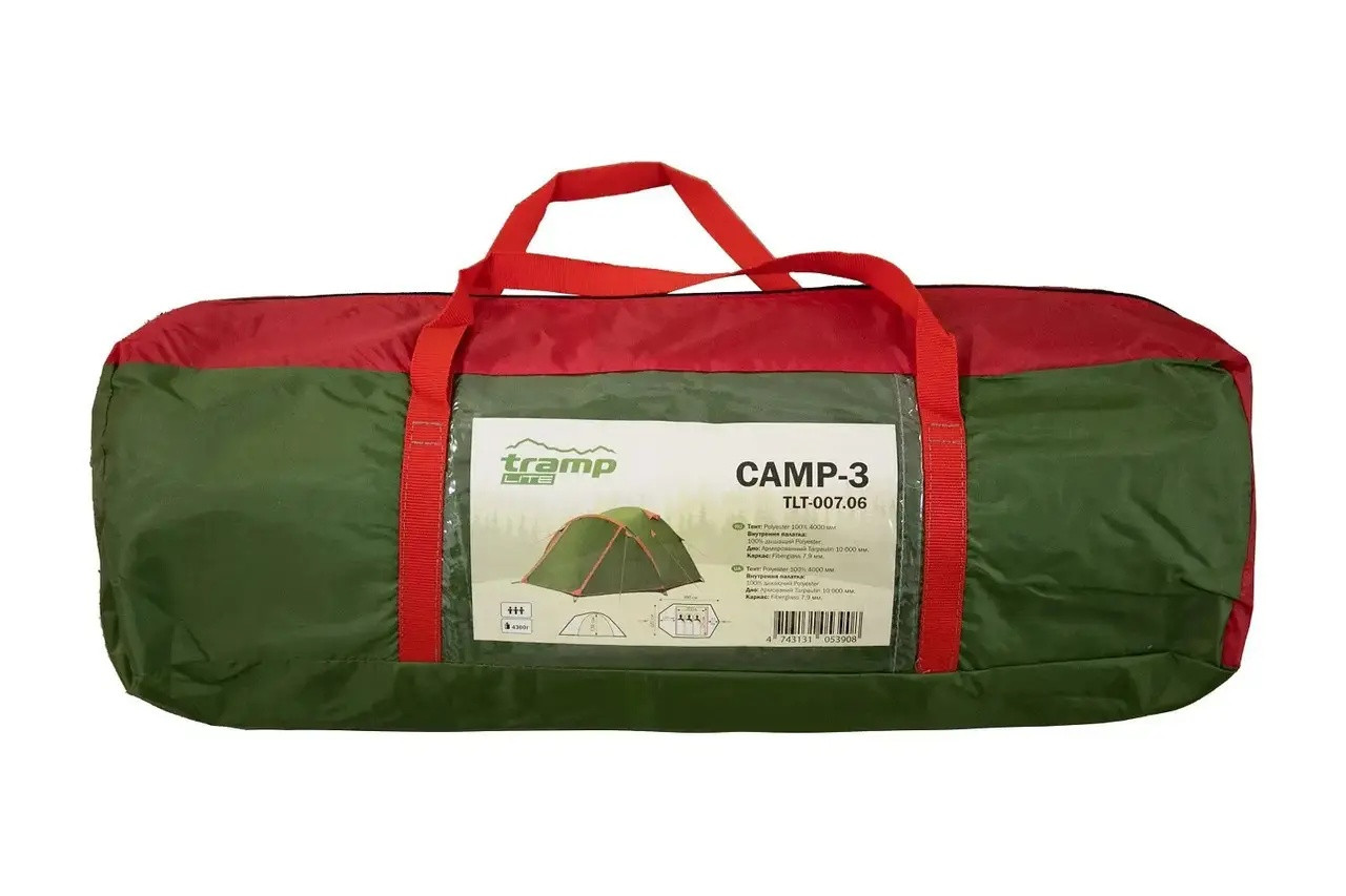 Туристическая палатка Tramp Lite Camp 3 (V2) - фото 6 - id-p146977144