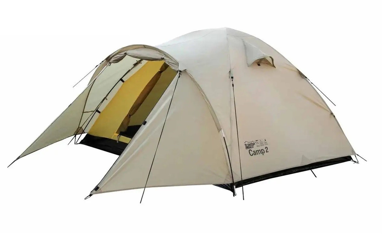 Палатка универсальная Tramp Lite Camp 2 (V2) SAND - фото 1 - id-p158667475