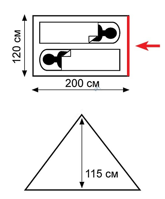 Палатка экспедиционная Tramp Sputnik 2 (V2) - фото 2 - id-p71915412