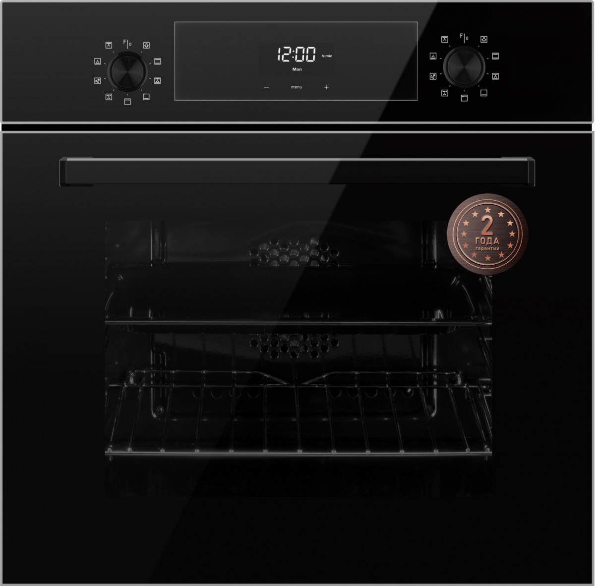 Духовой шкаф Weissgauff EOV 306 SB Black Edition - фото 1 - id-p225412902