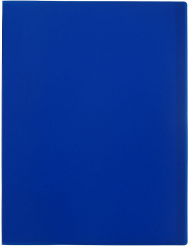 Папка пластиковая на 30 файлов «Стамм» толщина пластика 0,5 мм, синяя - фото 2 - id-p225412797