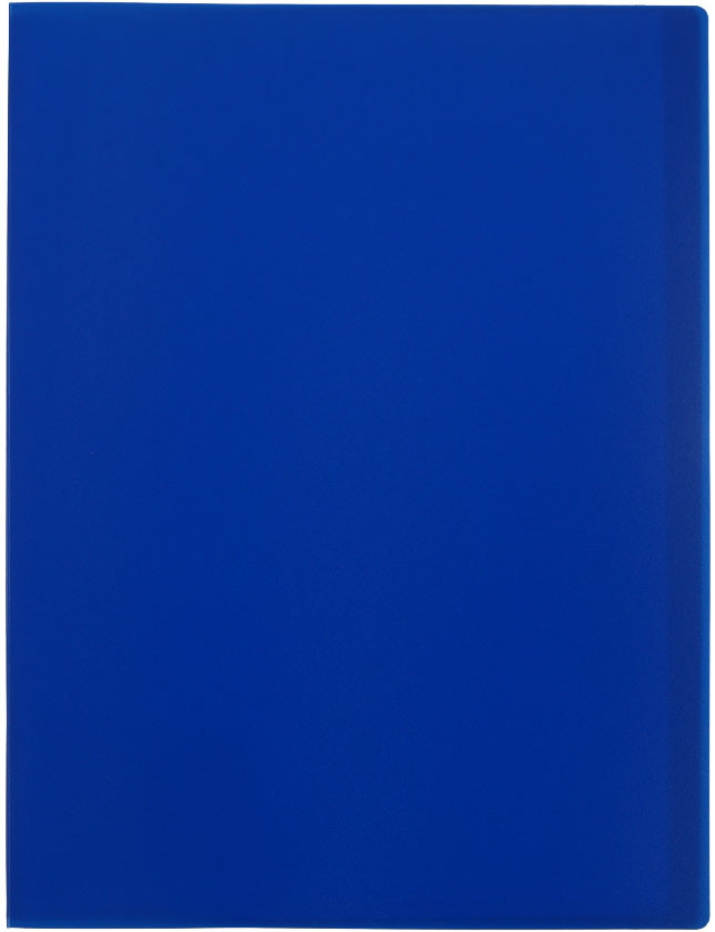 Папка пластиковая на 30 файлов «Стамм» толщина пластика 0,5 мм, синяя - фото 3 - id-p225412797