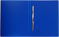 Папка-скоросшиватель пластиковая с пружиной «Стамм» толщина пластика 0,5 мм, синяя