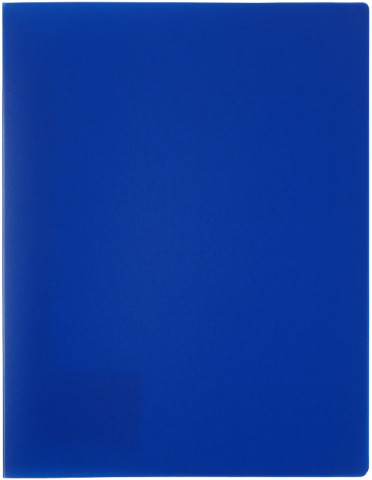 Папка-скоросшиватель пластиковая с пружиной «Стамм» толщина пластика 0,5 мм, синяя - фото 2 - id-p225412803