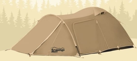 Туристическая палатка Tramp Lite Twister 3 (v2) SAND - фото 1 - id-p180584158